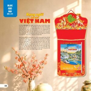 Lịch Bloc Cực Đại 2027 AH Mẫu AH02 (29 x 41 cm) Ấn Phẩm Quà Tặng Đại Hội & Hội Nghị in logo doanh nghiệp quà tặng Tết tại Quà Tặng Đại Hội VN