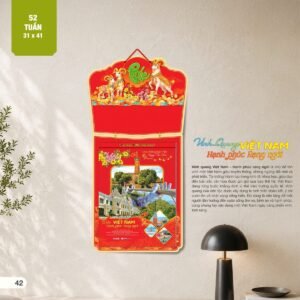 Lịch 52 Tuần 2027 AH Mẫu AH25 (31 x 41 cm) Ấn Phẩm Quà Tặng Đại Hội & Hội Nghị in logo doanh nghiệp quà tặng Tết tại Quà Tặng Đại Hội VN