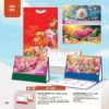 Lịch Bàn Chữ M (Có Note 52 Tuần) 2027 AH Mẫu AH50 - Lộc Xuân (24 x 16cm) Ấn Phẩm Quà Tặng Đại Hội & Hội Nghị in logo doanh nghiệp quà tặng Tết tại Quà Tặng Đại Hội VN