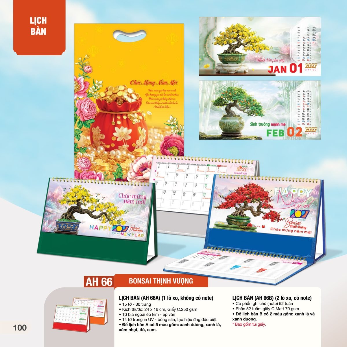 Lịch Bàn Chữ M (Có Note 52 Tuần) 2027 AH Mẫu AH66 (24 x 16cm) Ấn Phẩm Quà Tặng Đại Hội & Hội Nghị Lịch Bàn Chữ M (Có Note 52 Tuần) 2027 AH Mẫu AH66 (24 x 16cm) Ấn Phẩm Quà Tặng Đại Hội & Hội Nghị in logo doanh nghiệp quà tặng Tết tại Quà Tặng Đại Hội VN