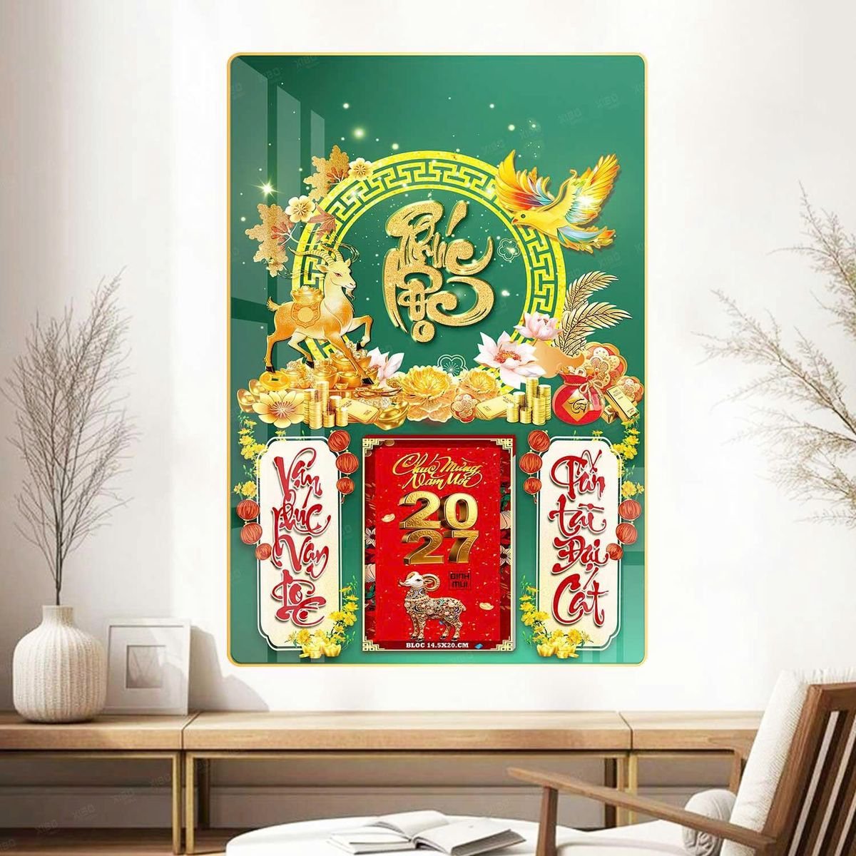 Lịch Bìa Lamina 40x60cm Ba Nhất 2027 BN302 Ấn Phẩm Quà Tặng Đại Hội & Hội Nghị