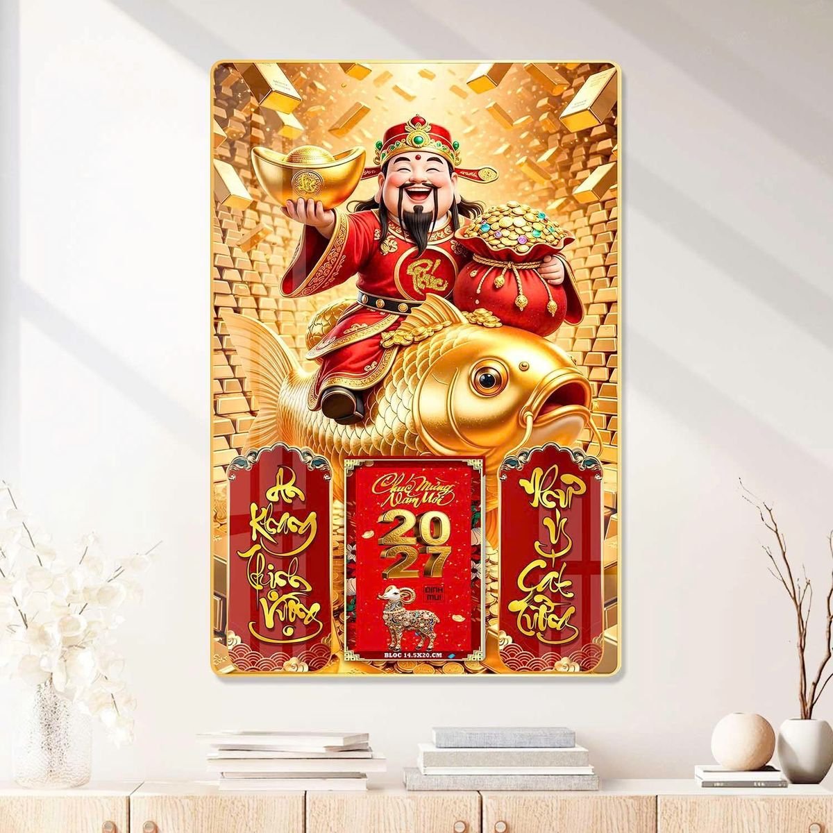 Lịch Bìa Lamina 40x60cm Ba Nhất 2027 BN315 Ấn Phẩm Quà Tặng Đại Hội & Hội Nghị