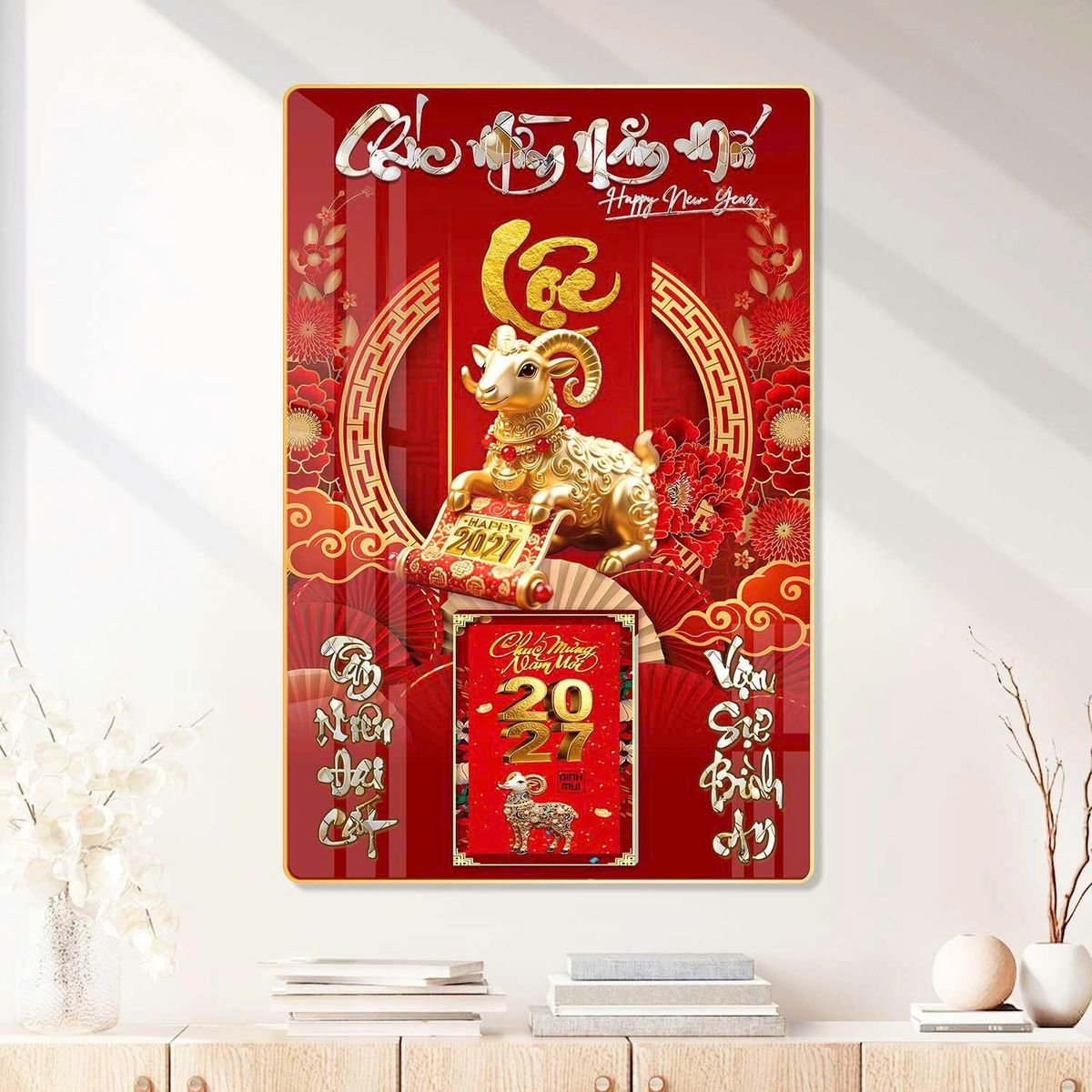 Lịch Bìa Lamina 40x60cm Ba Nhất 2027 BN318 Ấn Phẩm Quà Tặng Đại Hội & Hội Nghị