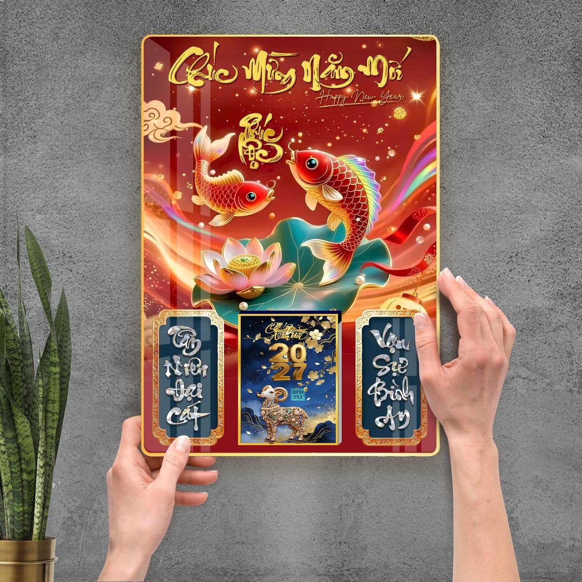 Lịch Bìa Lamina 40x60cm Ba Nhất 2027 BN338 Ấn Phẩm Quà Tặng Đại Hội & Hội Nghị