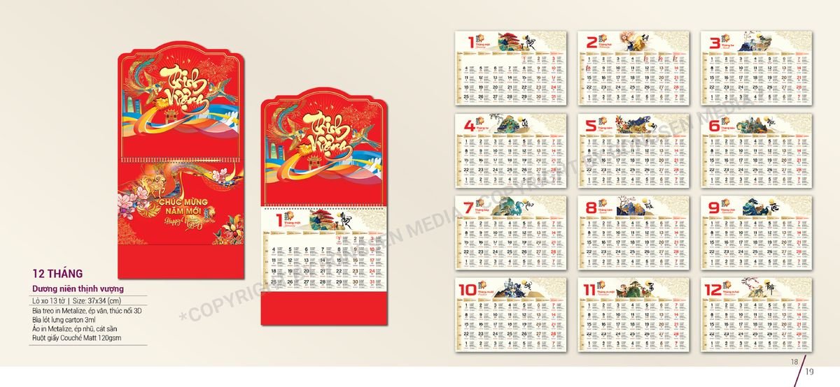 Lịch Bloc Siêu Cực Đại 2027 BS10 Ấn Phẩm Quà Tặng Đại Hội & Hội Nghị