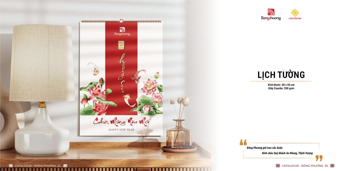 Lịch Bloc ĐP 2027 DP25 Ấn Phẩm Quà Tặng Đại Hội & Hội Nghị