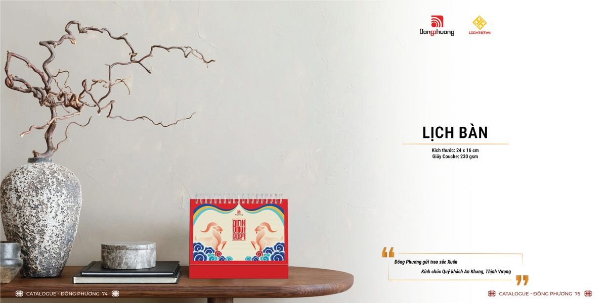 Lịch Bloc ĐP 2027 DP36 Ấn Phẩm Quà Tặng Đại Hội & Hội Nghị