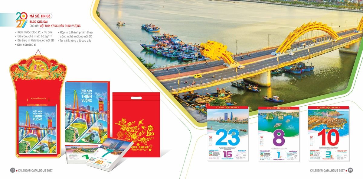 Lịch Bloc Hoa Niên 2027 Đông Phương DPHN05 Ấn Phẩm Quà Tặng Đại Hội & Hội Nghị Lịch Bloc Hoa Niên 2027 Đông Phương DPHN05 Ấn Phẩm Quà Tặng Đại Hội & Hội Nghị