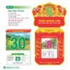 Lịch Bloc Đại Đặc Biệt 2027 HBT Mẫu HBT166 - Lộc Xuân (17 x 24cm) Ấn Phẩm Quà Tặng Đại Hội & Hội Nghị in logo doanh nghiệp quà tặng Tết tại Quà Tặng Đại Hội VN