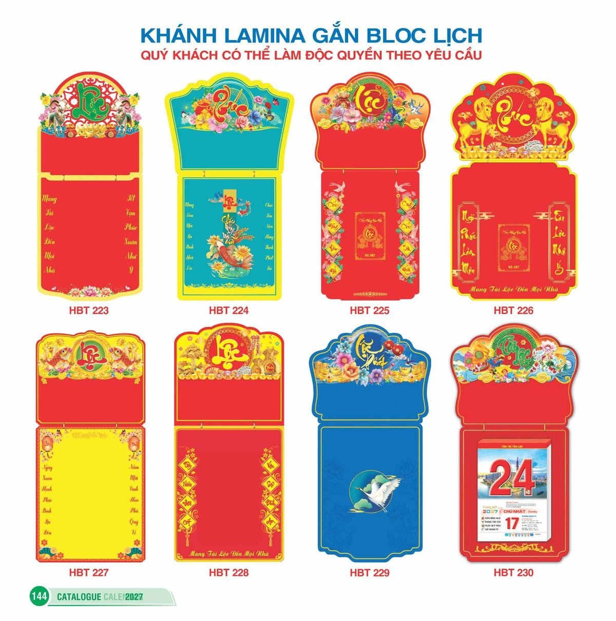 Lịch Bìa Treo 2027 HBT Mẫu HBT226 (40 x 62 cm) Ấn Phẩm Quà Tặng Đại Hội & Hội Nghị Lịch Bìa Treo 2027 HBT Mẫu HBT226 (40 x 62 cm) Ấn Phẩm Quà Tặng Đại Hội & Hội Nghị in logo doanh nghiệp quà tặng Tết tại Quà Tặng Đại Hội VN