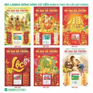 Lịch Bìa Treo 2027 HBT Mẫu HBT258 (48 x 78 cm) Ấn Phẩm Quà Tặng Đại Hội & Hội Nghị in logo doanh nghiệp quà tặng Tết tại Quà Tặng Đại Hội VN