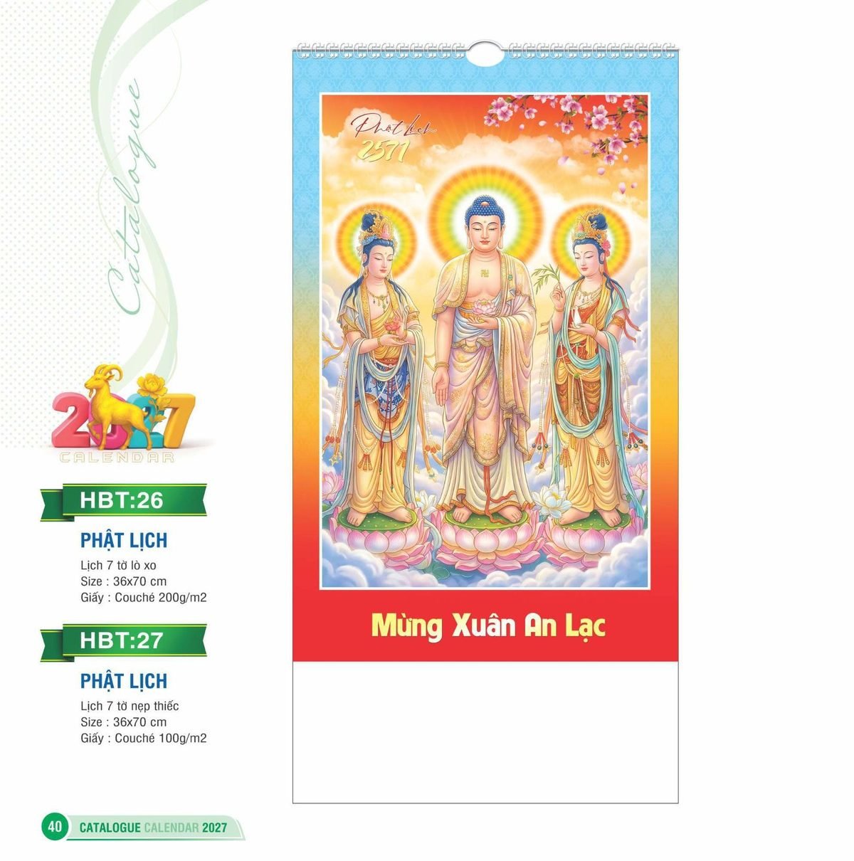 Lịch Treo Tường Lò Xo 2027 HBT Mẫu HBT27 (36 x 70cm) Ấn Phẩm Quà Tặng Đại Hội & Hội Nghị Lịch Treo Tường Lò Xo 2027 HBT Mẫu HBT27 (36 x 70cm) Ấn Phẩm Quà Tặng Đại Hội & Hội Nghị in logo doanh nghiệp quà tặng Tết tại Quà Tặng Đại Hội VN