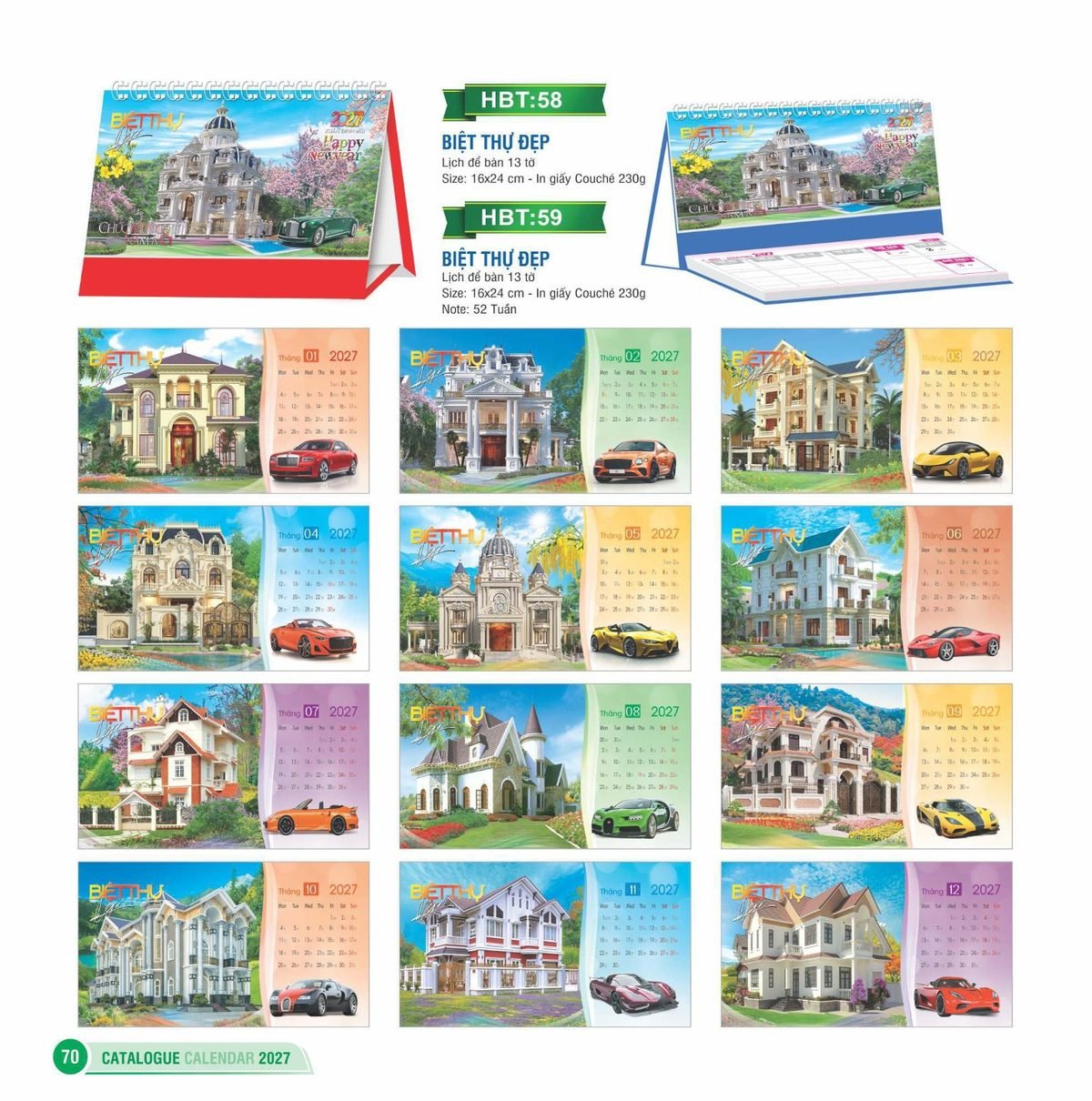 Lịch Bàn Chữ M (Có Note 52 Tuần) 2027 HBT Mẫu HBT60 (16 x 24cm) Ấn Phẩm Quà Tặng Đại Hội & Hội Nghị Lịch Bàn Chữ M (Có Note 52 Tuần) 2027 HBT Mẫu HBT60 (16 x 24cm) Ấn Phẩm Quà Tặng Đại Hội & Hội Nghị in logo doanh nghiệp quà tặng Tết tại Quà Tặng Đại Hội VN