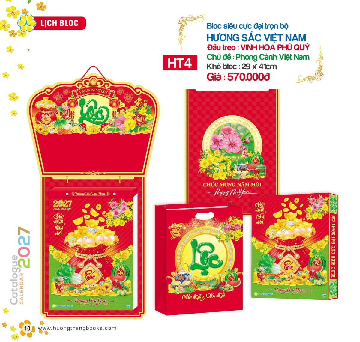 Lịch Bloc Siêu Cực Đại 2027 HT Mẫu HT4 - Hương Sắc Việt Nam (29 x 41cm) Ấn Phẩm Quà Tặng Đại Hội & Hội Nghị Lịch Bloc Siêu Cực Đại 2027 HT Mẫu HT4 - Hương Sắc Việt Nam (29 x 41cm) Ấn Phẩm Quà Tặng Đại Hội & Hội Nghị in logo doanh nghiệp quà tặng Tết tại Quà Tặng Đại Hội VN