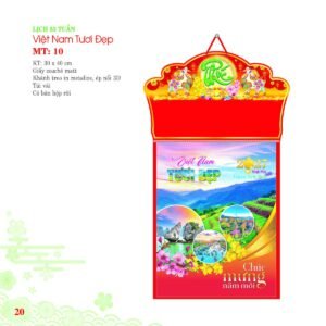 Lịch Bloc 2027 MT Mẫu MT10 (30 x 40cm) Ấn Phẩm Quà Tặng Đại Hội & Hội Nghị in logo doanh nghiệp quà tặng Tết tại Quà Tặng Đại Hội VN