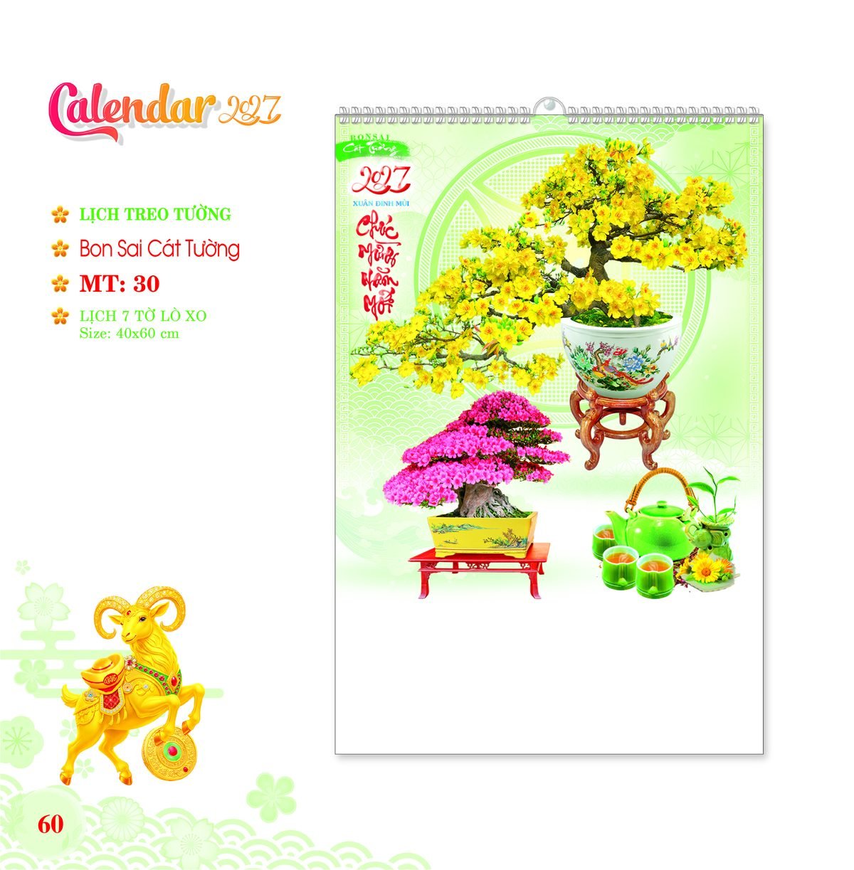 Lịch Treo Tường Lò Xo 2027 MT Mẫu MT30 (40 x 60cm) Ấn Phẩm Quà Tặng Đại Hội & Hội Nghị Lịch Treo Tường Lò Xo 2027 MT Mẫu MT30 (40 x 60cm) Ấn Phẩm Quà Tặng Đại Hội & Hội Nghị in logo doanh nghiệp quà tặng Tết tại Quà Tặng Đại Hội VN