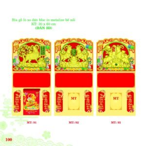 Bìa Lò Xo Dán Bloc 2027 MT Mẫu MT93 (30 x 60cm) Ấn Phẩm Quà Tặng Đại Hội & Hội Nghị in logo doanh nghiệp quà tặng Tết tại Quà Tặng Đại Hội VN