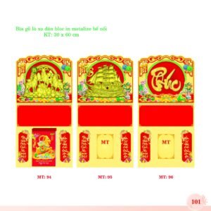 Bìa Lò Xo Dán Bloc 2027 MT Mẫu MT96 (30 x 60cm) Ấn Phẩm Quà Tặng Đại Hội & Hội Nghị in logo doanh nghiệp quà tặng Tết tại Quà Tặng Đại Hội VN