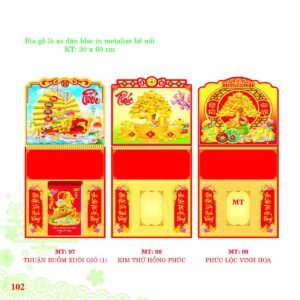 Bìa Lò Xo Dán Bloc 2027 MT Mẫu MT98 - Thuận Buồm Xuôi Gió (30 x 60cm) Ấn Phẩm Quà Tặng Đại Hội & Hội Nghị in logo doanh nghiệp quà tặng Tết tại Quà Tặng Đại Hội VN