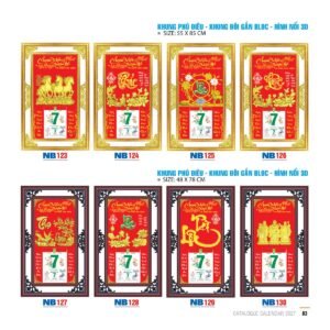 Lịch Bloc 2027 NB Mẫu NB125 - An Khang Thịnh Vượng (55  x  85 cm) Ấn Phẩm Quà Tặng Đại Hội & Hội Nghị in logo doanh nghiệp quà tặng Tết tại Quà Tặng Đại Hội VN