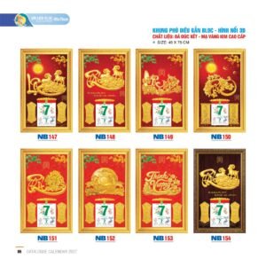 Lịch Bloc 2027 NB Mẫu NB148 (49 x 78cm) Ấn Phẩm Quà Tặng Đại Hội & Hội Nghị in logo doanh nghiệp quà tặng Tết tại Quà Tặng Đại Hội VN