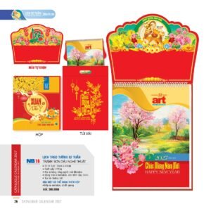 Lịch 52 Tuần 2027 NB Mẫu NB16 (30 x 41cm) Ấn Phẩm Quà Tặng Đại Hội & Hội Nghị in logo doanh nghiệp quà tặng Tết tại Quà Tặng Đại Hội VN