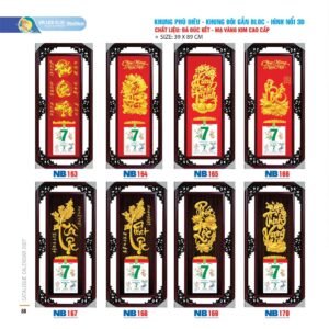 Lịch Bloc 2027 NB Mẫu NB170 (39 x 89cm) Ấn Phẩm Quà Tặng Đại Hội & Hội Nghị in logo doanh nghiệp quà tặng Tết tại Quà Tặng Đại Hội VN