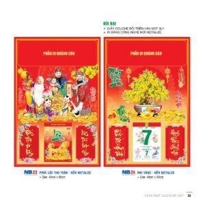 Lịch Bloc 2027 NB Mẫu NB24 (29 x 41 cm) Ấn Phẩm Quà Tặng Đại Hội & Hội Nghị in logo doanh nghiệp quà tặng Tết tại Quà Tặng Đại Hội VN