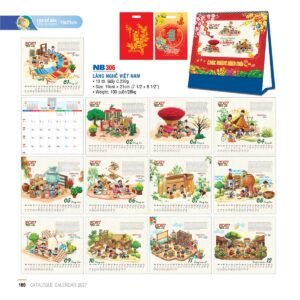 Lịch Bloc 2027 NB Mẫu NB306 (19 x 21cm) Ấn Phẩm Quà Tặng Đại Hội & Hội Nghị in logo doanh nghiệp quà tặng Tết tại Quà Tặng Đại Hội VN