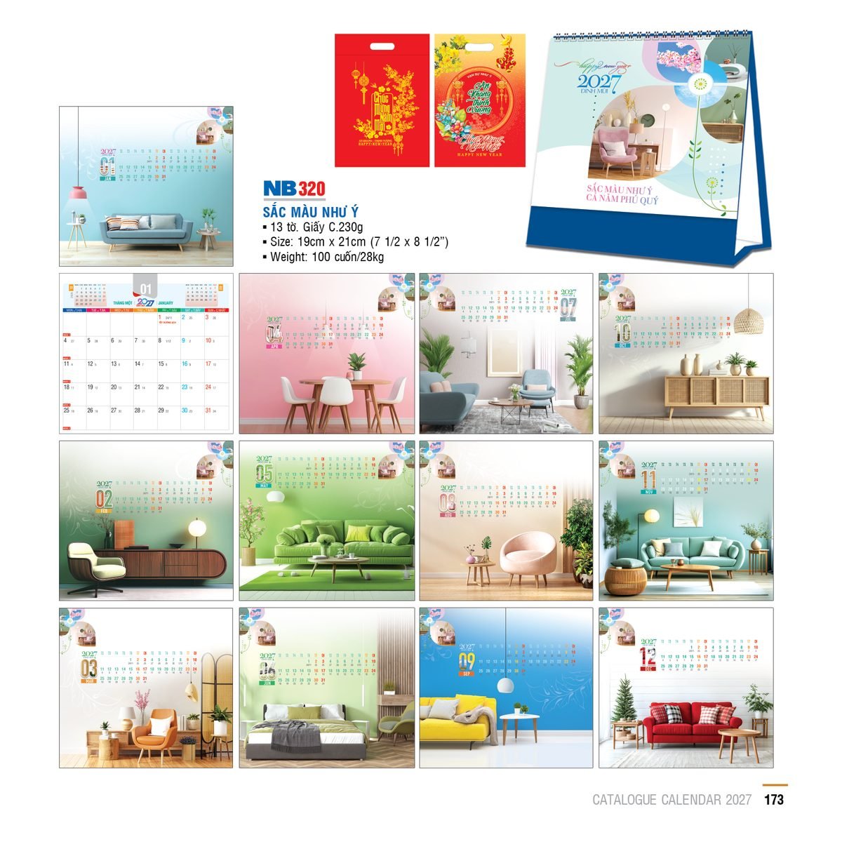 Lịch Bloc 2027 NB Mẫu NB320 (31 x 23 cm) Ấn Phẩm Quà Tặng Đại Hội & Hội Nghị Lịch Bloc 2027 NB Mẫu NB320 (31 x 23 cm) Ấn Phẩm Quà Tặng Đại Hội & Hội Nghị in logo doanh nghiệp quà tặng Tết tại Quà Tặng Đại Hội VN