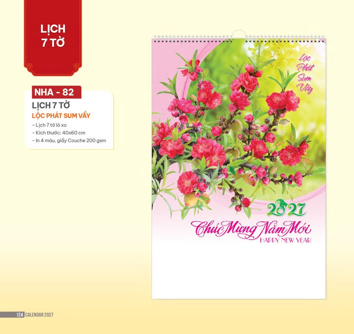 Lịch Bloc 2027 NHA Mẫu NHA82 (29 x 41 cm) Ấn Phẩm Quà Tặng Đại Hội & Hội Nghị Lịch Bloc 2027 NHA Mẫu NHA82 (29 x 41 cm) Ấn Phẩm Quà Tặng Đại Hội & Hội Nghị in logo doanh nghiệp quà tặng Tết tại Quà Tặng Đại Hội VN