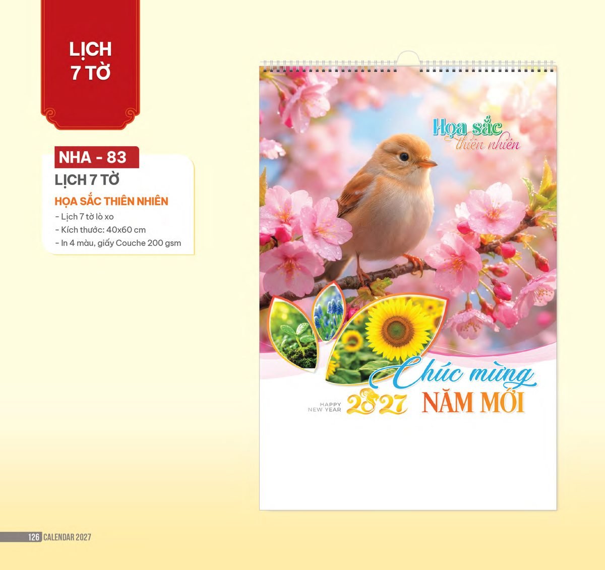Lịch Treo Tường Lò Xo 2027 NHA Mẫu NHA83 (40 x 60cm) Ấn Phẩm Quà Tặng Đại Hội & Hội Nghị Lịch Treo Tường Lò Xo 2027 NHA Mẫu NHA83 (40 x 60cm) Ấn Phẩm Quà Tặng Đại Hội & Hội Nghị in logo doanh nghiệp quà tặng Tết tại Quà Tặng Đại Hội VN