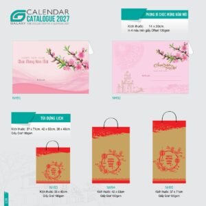 Lịch Bloc 2027 NH Mẫu NH84 (14 x 20cm) Ấn Phẩm Quà Tặng Đại Hội & Hội Nghị in logo doanh nghiệp quà tặng Tết tại Quà Tặng Đại Hội VN