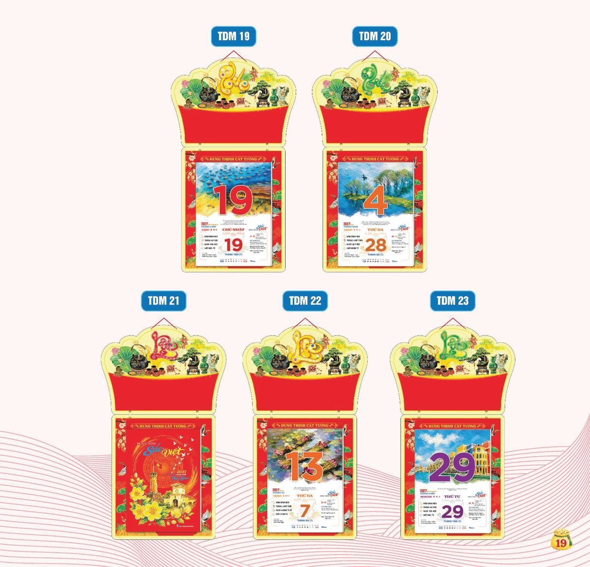 Lịch Bloc Siêu Cực Đại 2027 TDM16 Ấn Phẩm Quà Tặng Đại Hội & Hội Nghị