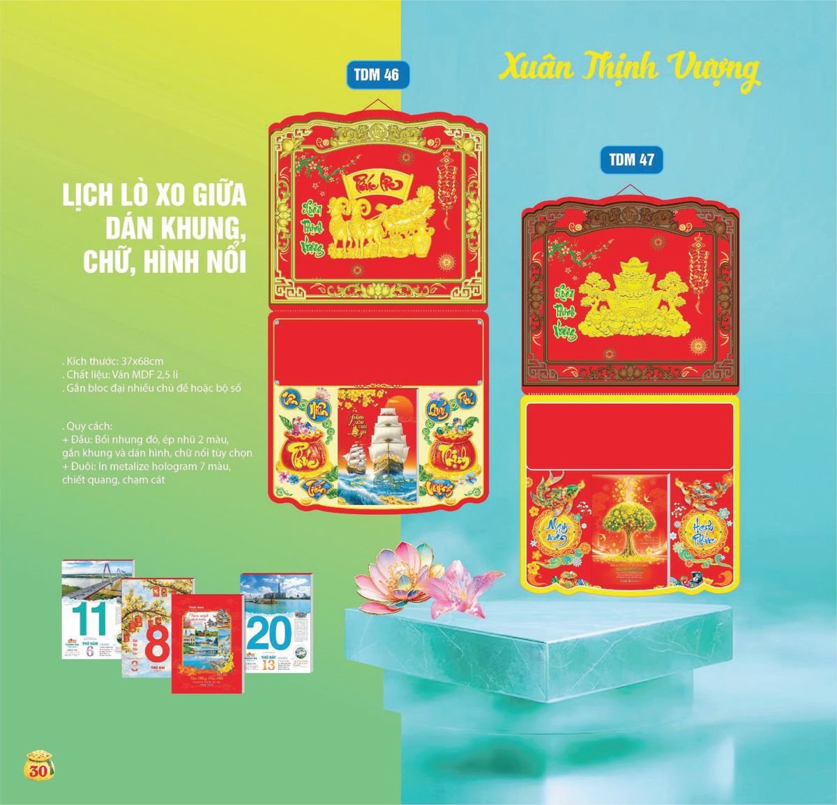 Lịch Bloc Siêu Cực Đại 2027 TDM27 Ấn Phẩm Quà Tặng Đại Hội & Hội Nghị
