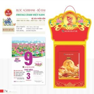 Lịch Bloc 2027 TD Mẫu TD37 (29 x 41 cm) Ấn Phẩm Quà Tặng Đại Hội & Hội Nghị in logo doanh nghiệp quà tặng Tết tại Quà Tặng Đại Hội VN