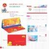 Lịch Để Bàn 2027 TD Mẫu TD46 (14 x 24cm) Ấn Phẩm Quà Tặng Đại Hội & Hội Nghị in logo doanh nghiệp quà tặng Tết tại Quà Tặng Đại Hội VN