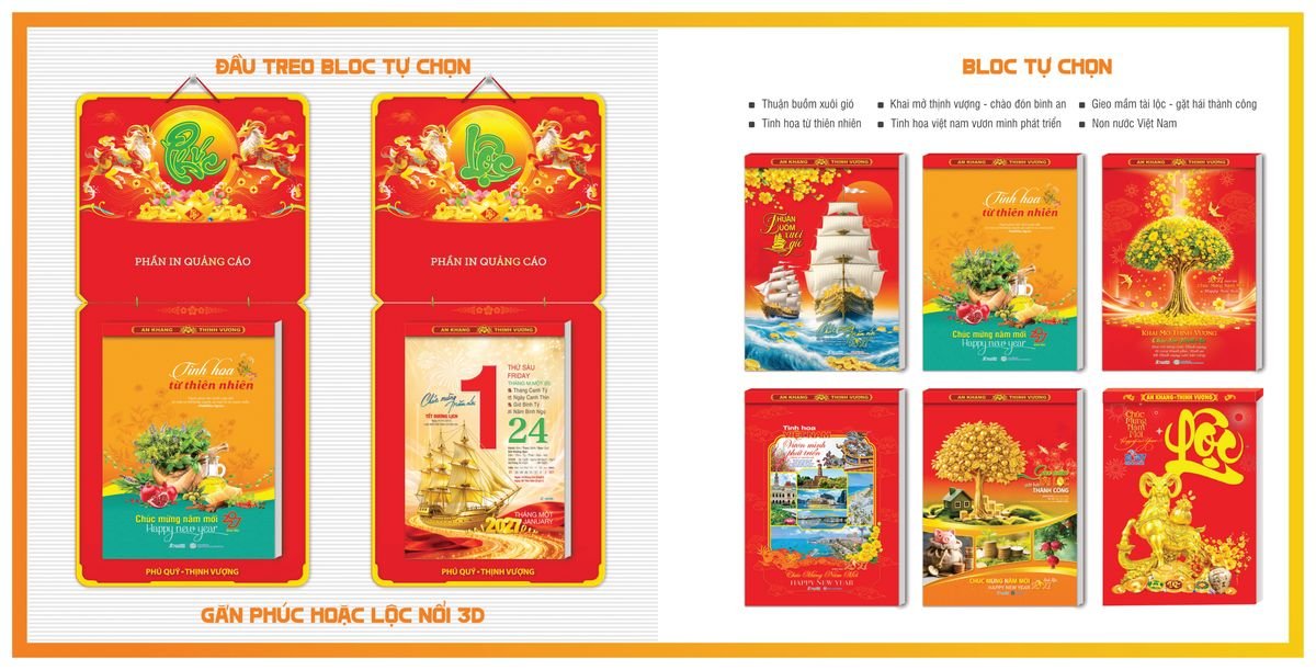 Lịch Bloc TPN 2027 TPNBLOC50 Ấn Phẩm Quà Tặng Đại Hội & Hội Nghị