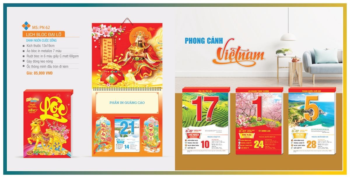Lịch Bloc Tân Phương Nam 2027 TPNBLOC69 Ấn Phẩm Quà Tặng Đại Hội & Hội Nghị