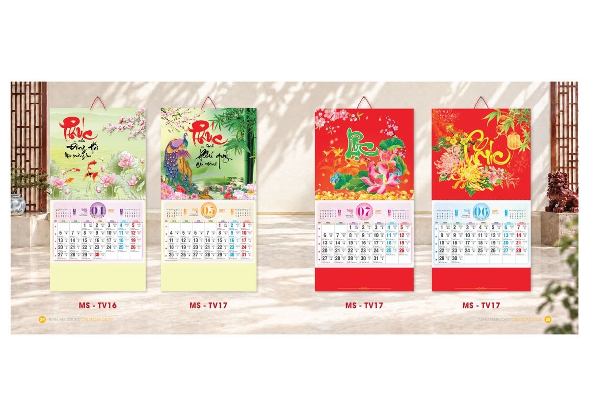 Lịch Bloc Cực Đại 2027 TV11 Ấn Phẩm Quà Tặng Đại Hội & Hội Nghị