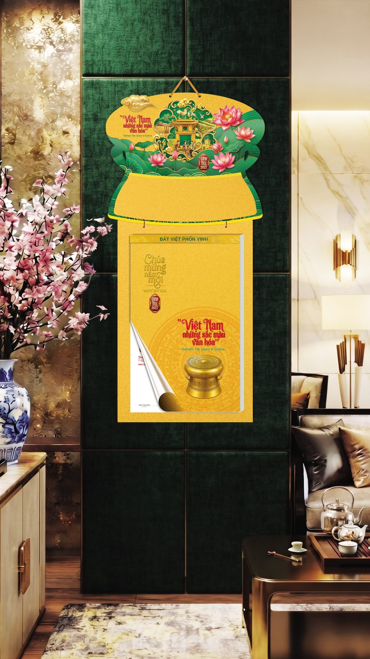 Lịch Bloc 2027 VHVN Mẫu VHVN-02 (29 x 41 cm) Ấn Phẩm Quà Tặng Đại Hội & Hội Nghị Lịch Bloc 2027 VHVN Mẫu VHVN 02 (29 x 41 cm) Ấn Phẩm Quà Tặng Đại Hội & Hội Nghị in logo - Quà Tặng Đại Hội Việt Nam