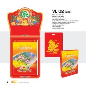 Lịch Bloc Siêu Cực Đại 2027 VL Mẫu VL02 (38 x 53 cm) Ấn Phẩm Quà Tặng Đại Hội & Hội Nghị in logo doanh nghiệp quà tặng Tết tại Quà Tặng Đại Hội VN