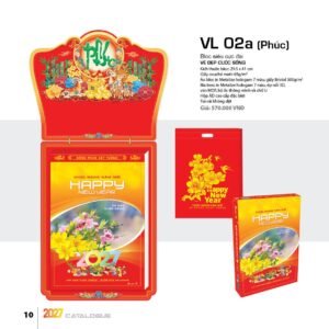 Lịch Bloc Siêu Cực Đại 2027 VL Mẫu VL02A (38 x 53 cm) Ấn Phẩm Quà Tặng Đại Hội & Hội Nghị in logo doanh nghiệp quà tặng Tết tại Quà Tặng Đại Hội VN