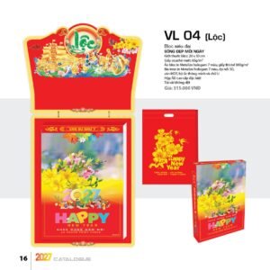 Lịch Bloc Siêu Đại 2027 VL Mẫu VL04 (20 x 30cm) Ấn Phẩm Quà Tặng Đại Hội & Hội Nghị in logo doanh nghiệp quà tặng Tết tại Quà Tặng Đại Hội VN