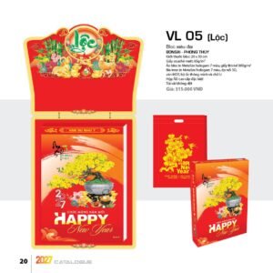 Lịch Bloc Siêu Đại 2027 VL Mẫu VL05 (20 x 30cm) Ấn Phẩm Quà Tặng Đại Hội & Hội Nghị in logo doanh nghiệp quà tặng Tết tại Quà Tặng Đại Hội VN