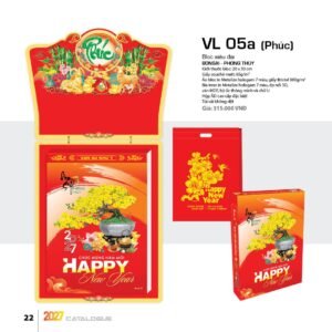 Lịch Bloc Siêu Đại 2027 VL Mẫu VL05A (20 x 30cm) Ấn Phẩm Quà Tặng Đại Hội & Hội Nghị in logo doanh nghiệp quà tặng Tết tại Quà Tặng Đại Hội VN