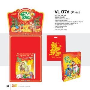 Lịch Bloc Đại Đặc Biệt 2027 VL Mẫu VL07D (29 x 41 cm) Ấn Phẩm Quà Tặng Đại Hội & Hội Nghị in logo doanh nghiệp quà tặng Tết tại Quà Tặng Đại Hội VN