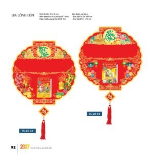Lịch Bìa Treo 2027 VL Mẫu VLBD (40 x 60cm) Ấn Phẩm Quà Tặng Đại Hội & Hội Nghị in logo doanh nghiệp quà tặng Tết tại Quà Tặng Đại Hội VN