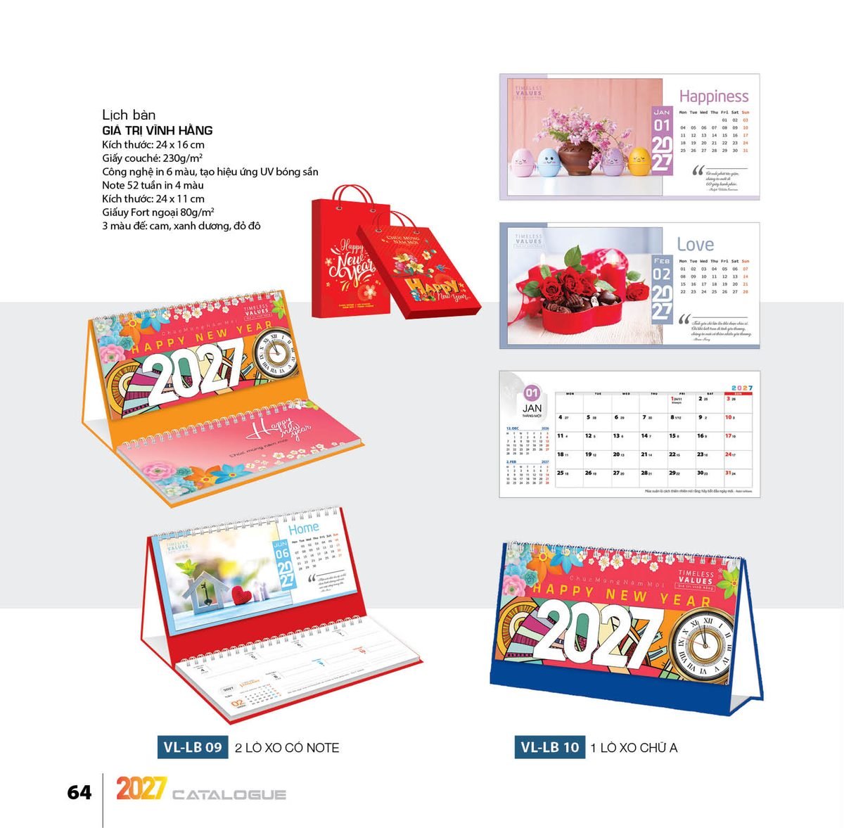 Lịch Bàn Chữ M (Có Note 52 Tuần) 2027 VL Mẫu VLLB09 (24 x 11cm) Ấn Phẩm Quà Tặng Đại Hội & Hội Nghị Lịch Bàn Chữ M (Có Note 52 Tuần) 2027 VL Mẫu VLLB09 (24 x 11cm) Ấn Phẩm Quà Tặng Đại Hội & Hội Nghị in logo doanh nghiệp quà tặng Tết tại Quà Tặng Đại Hội VN