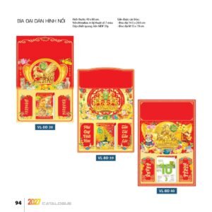Lịch Bìa Treo 2027 VL Mẫu VLST (40 x 60cm) Ấn Phẩm Quà Tặng Đại Hội & Hội Nghị in logo doanh nghiệp quà tặng Tết tại Quà Tặng Đại Hội VN